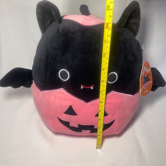 Squishmallows Emily Bat Pink Pumpkin Jack-O-Lantern Plush 12in S12 #184-8 NWT - Picture 12 of 12